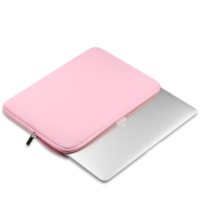 CCPK Laptop Sleeve Case for MacBook Pro 14 inch Mac Air 13 inch M4 M3 M2 M1 Compatible with Hp Lenovo Dell ASUS Computer Laptop Sleeve Bag Protective Carrying Case Cover 13-14 inch Accessories, Pink - Image 5